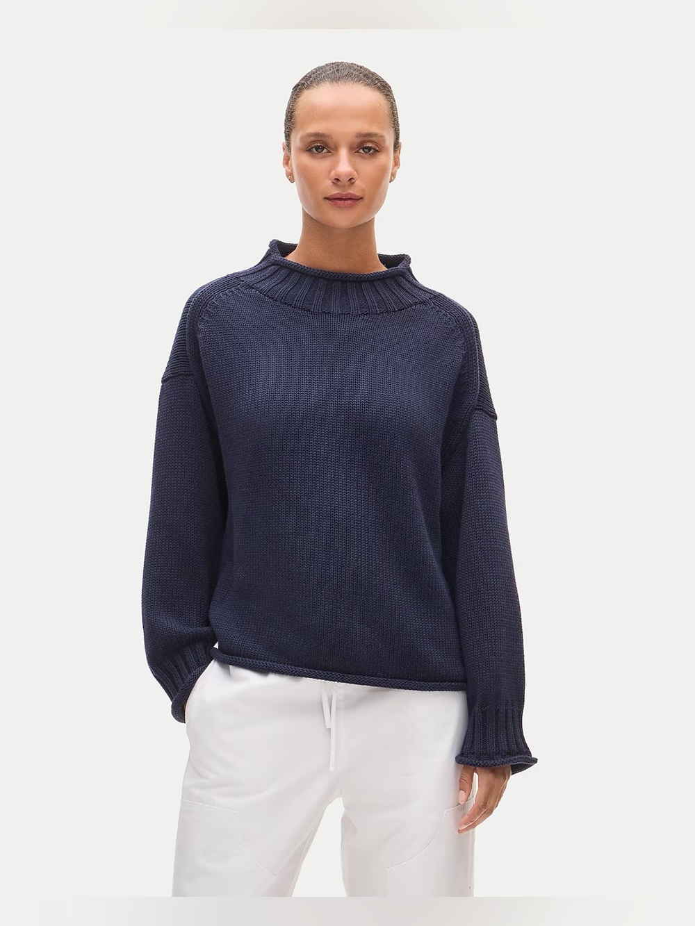 J.Crew 2025 Rollneck™ sweater in navy